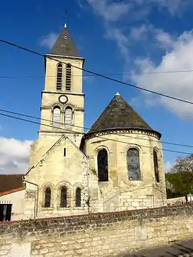 Vue du chevet.