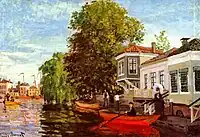 La Zaan à Zaandam, Monet, 1871