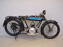 Monet-Goyon RC 4 C de 1927 dotée d'un moteur Villiers deux temps de 350 cm3.