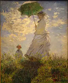 La Promenade, la femme à l'ombrelle, 1875, National Gallery of Art, Washington