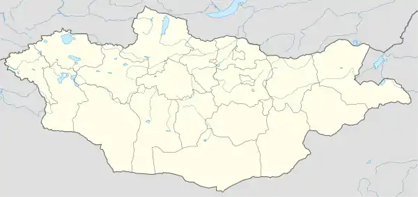 Voir sur la carte administrative de Mongolie