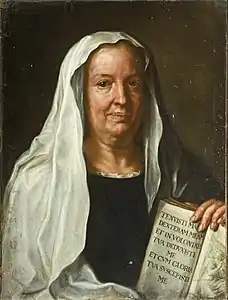 Sainte Françoise Romaine, tableau de vers 1700 (Pinacoteca comunale di Faenza (it)).