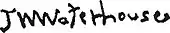 signature de John William Waterhouse