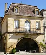 Maison à couvertPatrimoine d'Aquitaine - Les dossiers de l'inventaire : Maison, 15 rue de la Porte-de-Campan