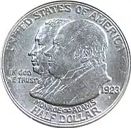 Monroe Doctrine Centennial half dollar (en) (1923)