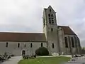 L'église, vue méridionale.