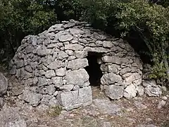 Cabane des Hautes-Campestres, avec date gravée : 1893.