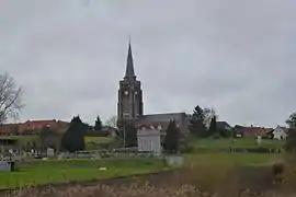 L'Eglise Saint Jean-Baptiste .