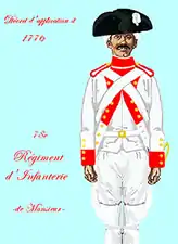 régiment de Monsieur de 1776 à 1779