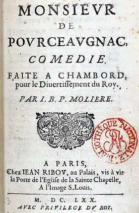 Page de couverture de l'ouvrage paru en 1670