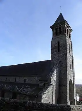 Vue septentrionale de l'église.