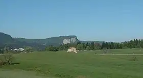 Vue du mont Fier depuis Prémanon.