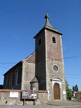 L'église Saint-André et le mur du cimetière (M) ainsi que leurs abords (S)