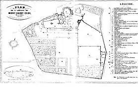 Plan de l'abbaye.