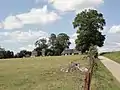 Paysage avec vue du village.