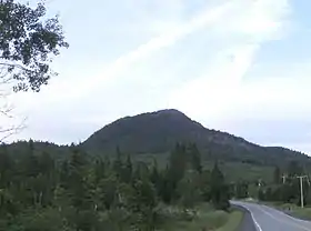 Le mont Adstock près de Saint-Daniel.