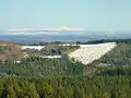 Vue sur le puy de Sancy depuis le mont Bessou.