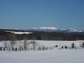 Vue de la montagne.