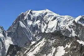 Mont Blanc en Vallée d'Aoste.