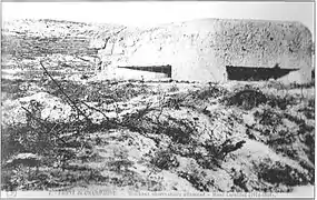 Un blockhaus allemand sur le mont Cornillet,