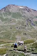 Vue du versant sud depuis la combe de Vétan (Saint-Pierre).