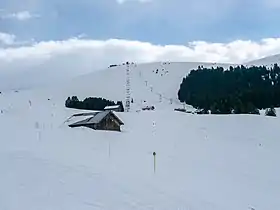 Vue du versant ouest du mont Joux.