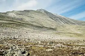 Vue du versant sud du mont Narodnaïa.