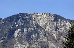 Vue du Revard depuis la vallée d'Aix-les-Bains.