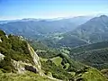 Vallée de la Barousse depuis le mont Sacon.