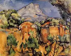 Paul Cézanne, Montagne Sainte-Victoire (1897).