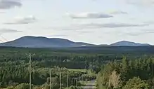 Le mont Sainte-Cécile et le morne de Saint-Sébastien  (Pluton de Saint-Sébastien–Sainte-Cécile).