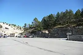 Croisement entre les routes de Sault et Bédoin au chalet Reynard.