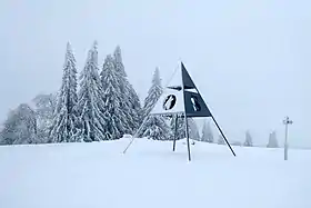 Signal au sommet du mont de l'Herba.