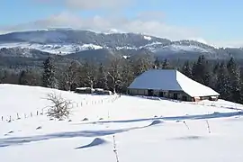 Vue depuis le sommet sur le Suchet.