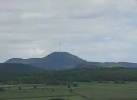 Vue de la montagne à Simoneau près de Ham-Nord.