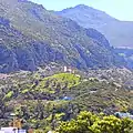 Vue depuis la ville de Chefchaouen sur les monts du Rif