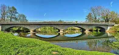 Le pont sur l'Ognon.