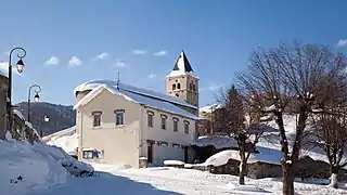 Le clocher et l'ancienne école