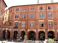 Place nationale de Montauban.