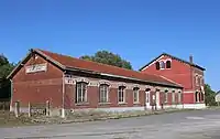 La gare de Montcornet en 2020.