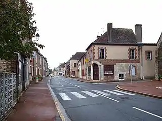 La rue principale :rue de Verdun.
