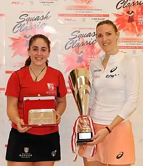 Laura Massaro remporte le Monte-Carlo Squash Classic 2018 face à Tesni Evans