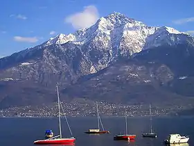 Le Monte Leone depuis Domaso.