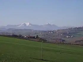 Vue du monte Catria depuis Ripalta di Acervia.