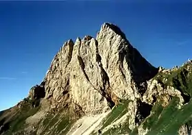 Le Monte Chiadenis vu du nord.