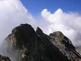 Cime centrale du mont Matto.