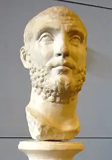 buste d'homme barbu