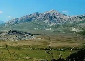 Monte Prena vue de Campo Imperatore.