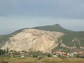 Vue du Monte Serra depuis la province de Pise.