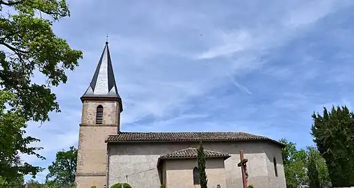 L'église de Guittaut .